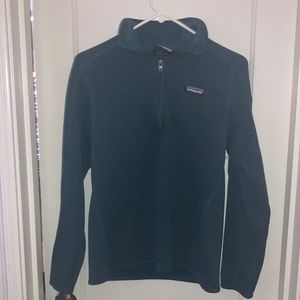 Patagonia womens better sweater quarter zip size medium